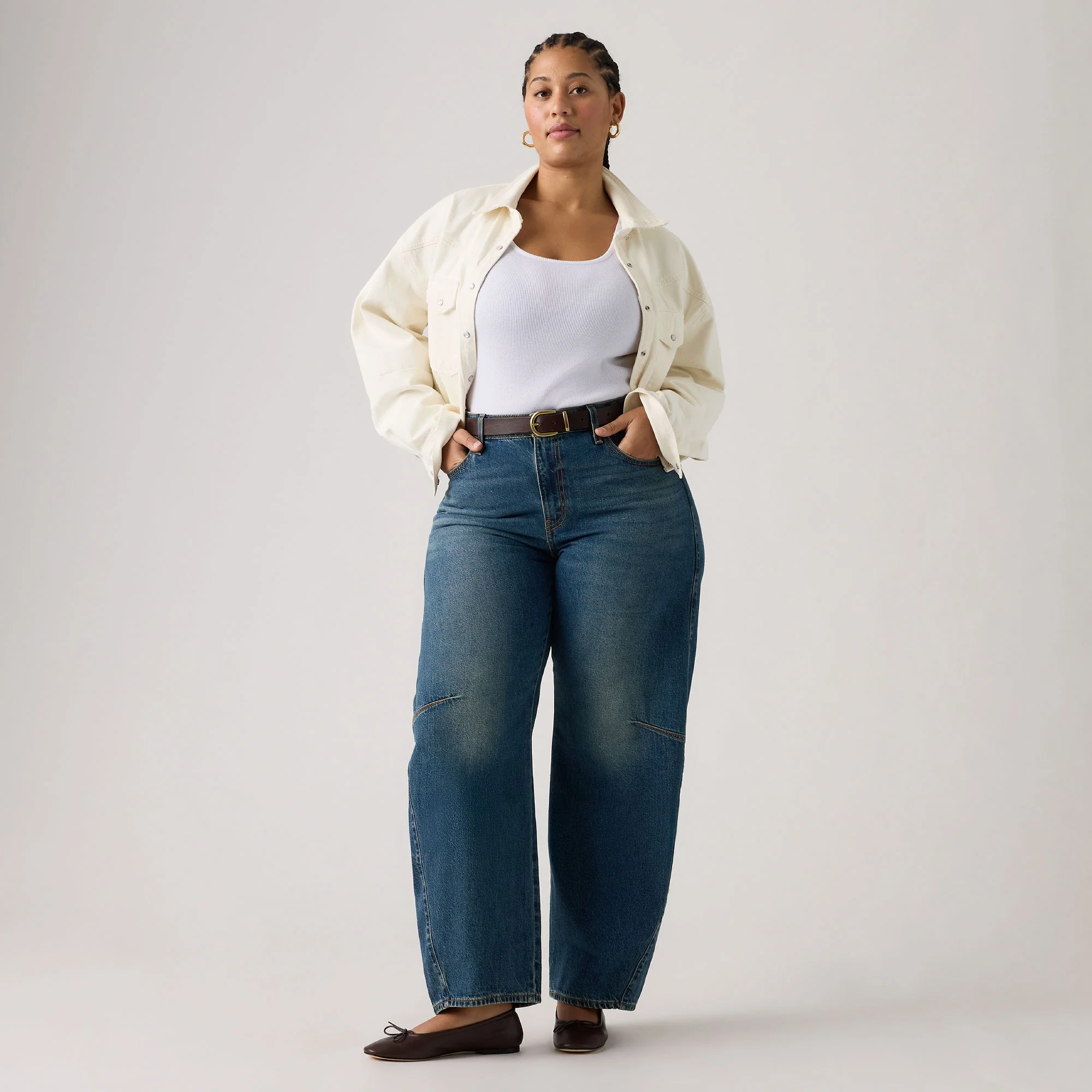 Levi's® Women's Baggy Dad Barrel Jeans - Image 6