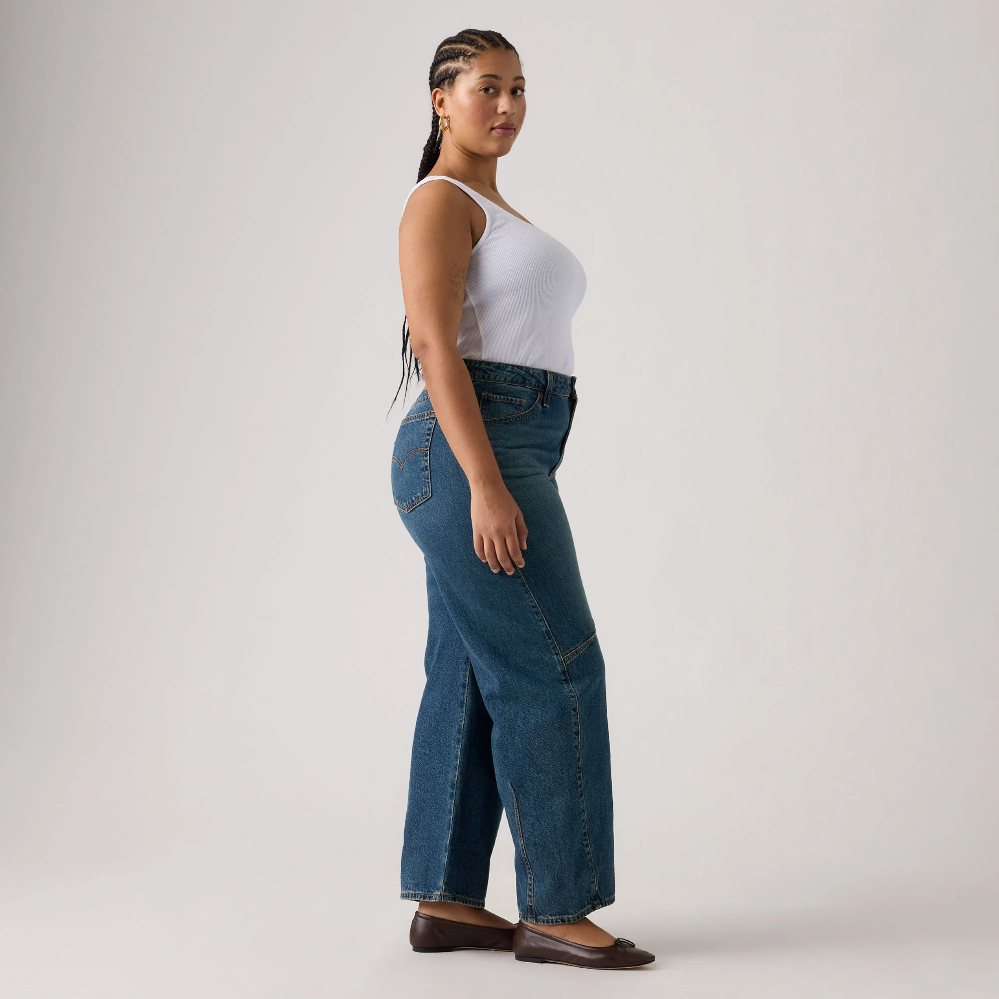 Levi's® Women's Baggy Dad Barrel Jeans - Image 8