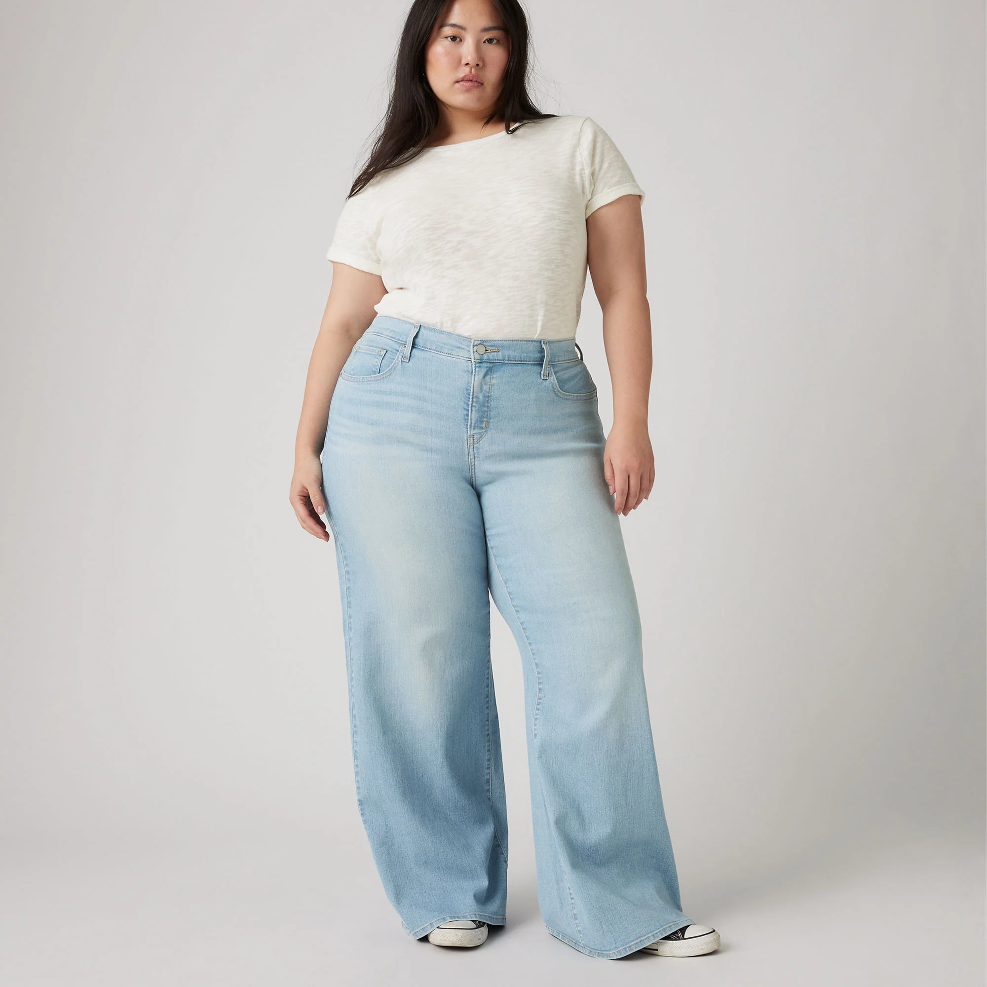 Levi's® Women's 318 Shaping Wide-Leg Jeans (Plus Size) - Image 4