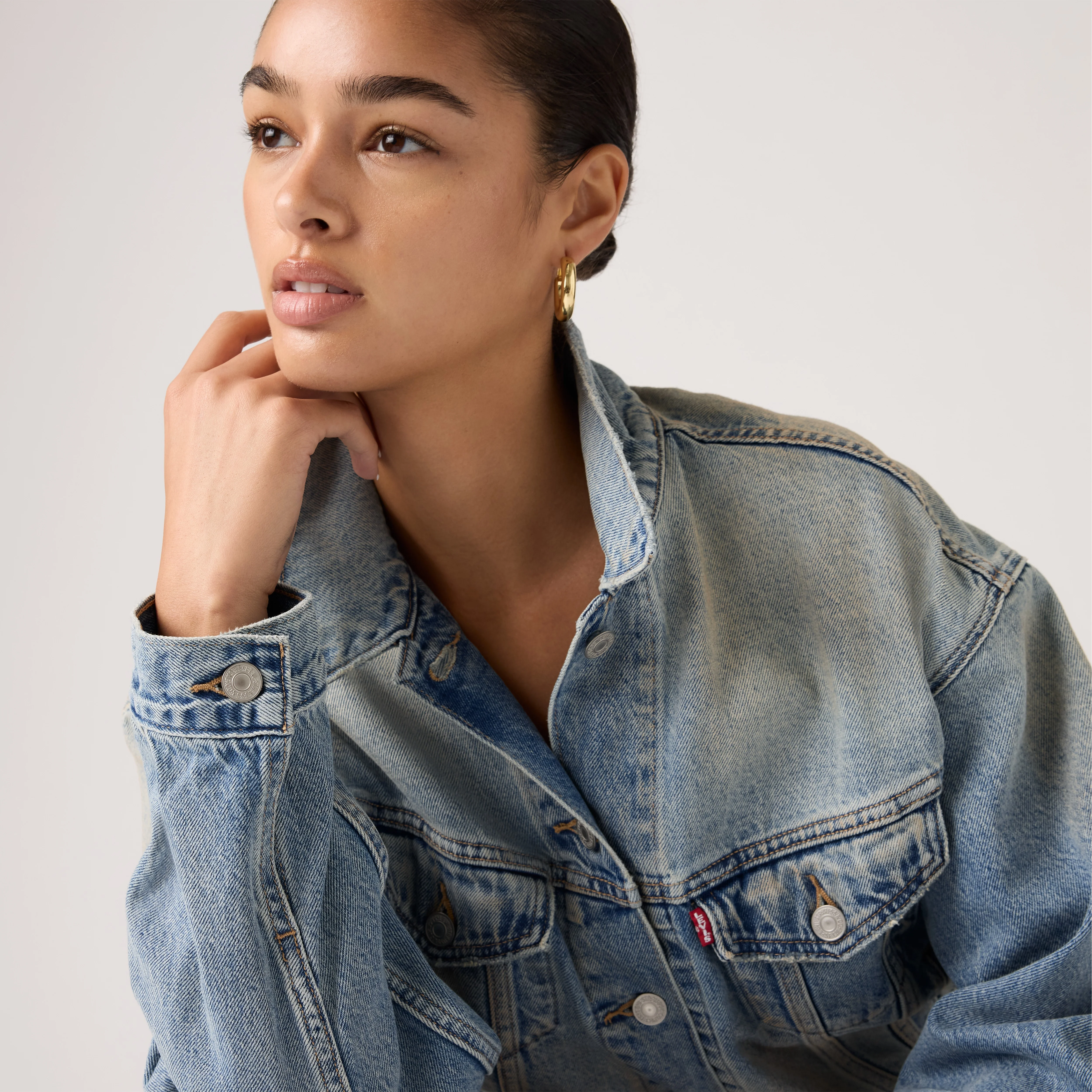 Levi's® Women's Shrunken '90s Trucker Jacket - Image 4