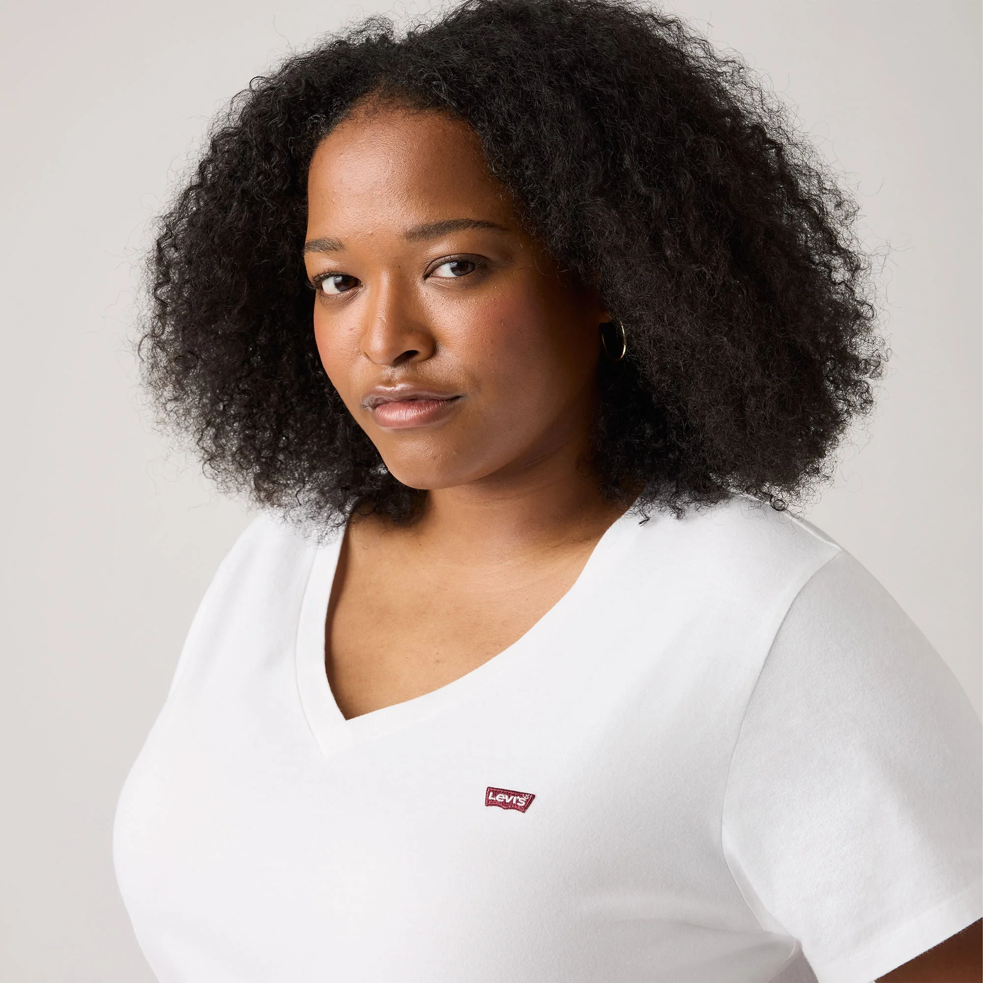 Levi's® Women's V-Neck T-Shirt (Plus Size) - Image 4